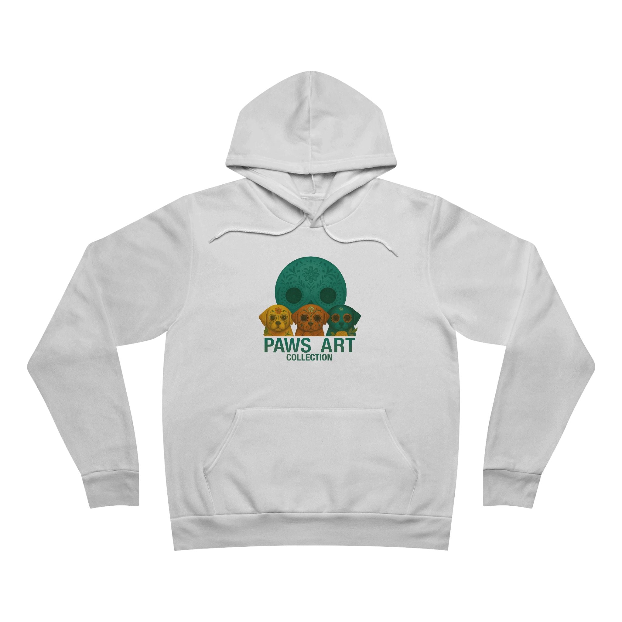 PAWS Art Collection Hoodie(Dia de los Muertos Edition Teal Moon)