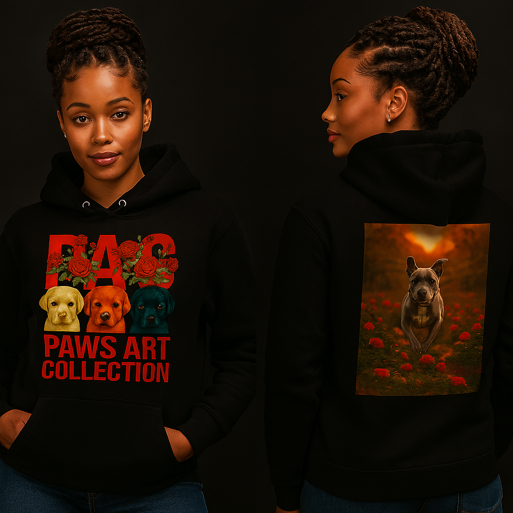 PAWS Art Collection Hoodie (Rosie Evening Edition)