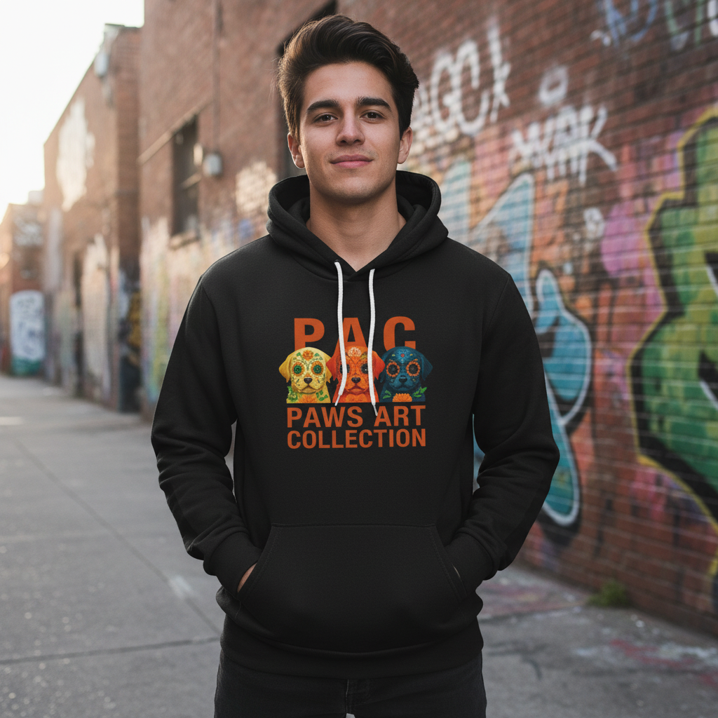 PAWS Art Collection Hoodie (Dia de los Muertos Edition)