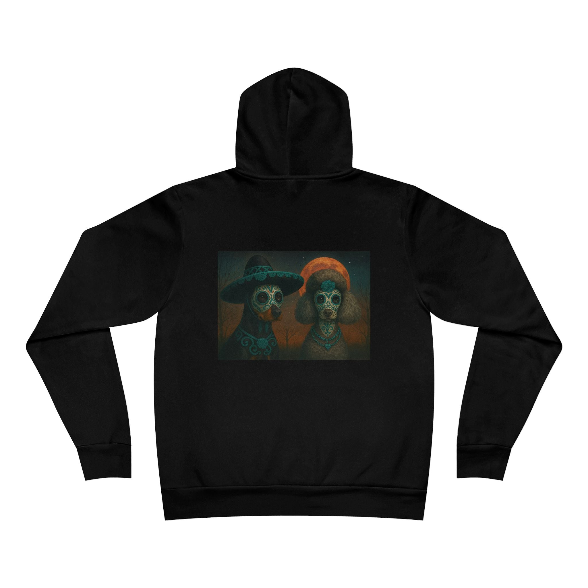 PAWS Art Collection Hoodie(Dia de los Muertos Edition Teal Moon)